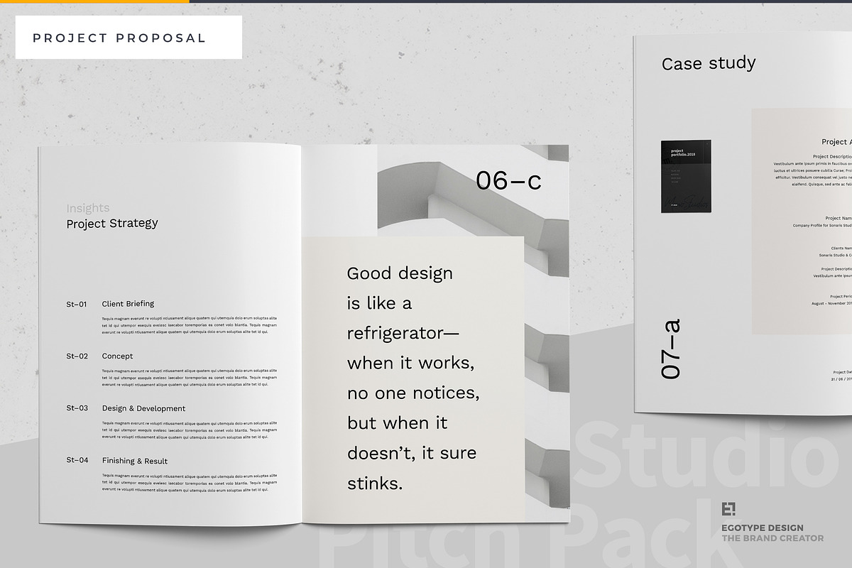 Proposal Pitch Pack, a Brochure Template by Egotype (Photo 19 of 77)