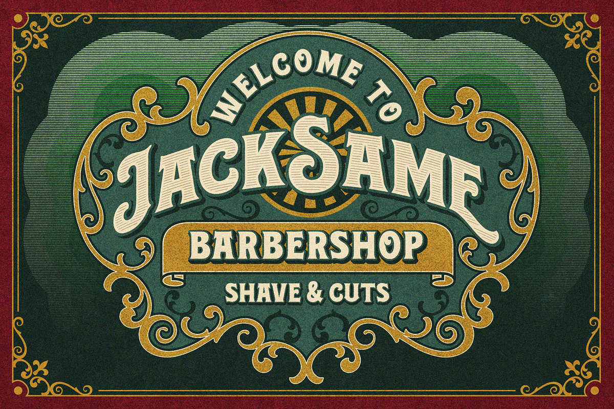 Rosvard - Vintage Layered Typeface, a Font by Bombastype (Photo 2 of 8)