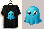 Blue Halloween Watercolor Clipart, an Illustration by SVGArt (Thumbnail 5 of 8)