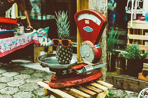 vintage tropical fair