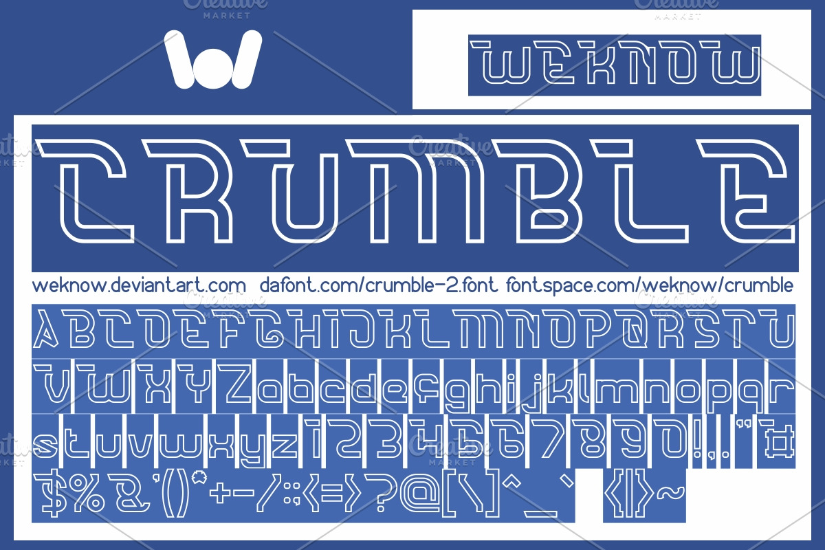 crumble font preview 4