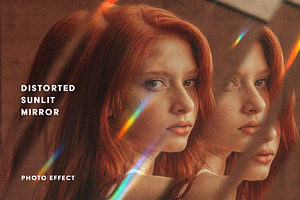 Distorted Sunlit Mirror Effect, a Brushes & More by Design Squad