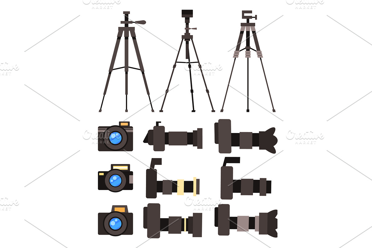 Set of cartoon vector icons, an Object Illustration by TopVector