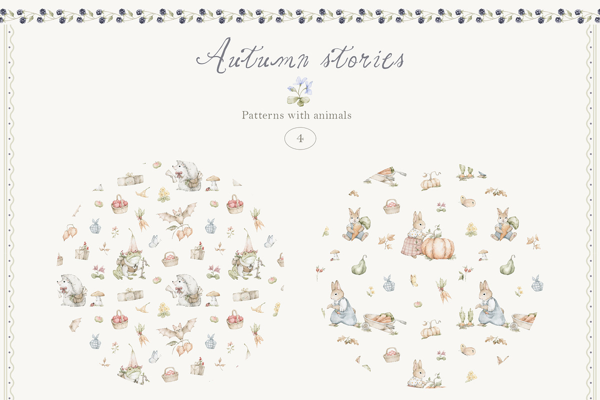 Autumn Stories. Watercolor Animals, an Animal Illustration by Kreker Kate (Photo 4 of 13)