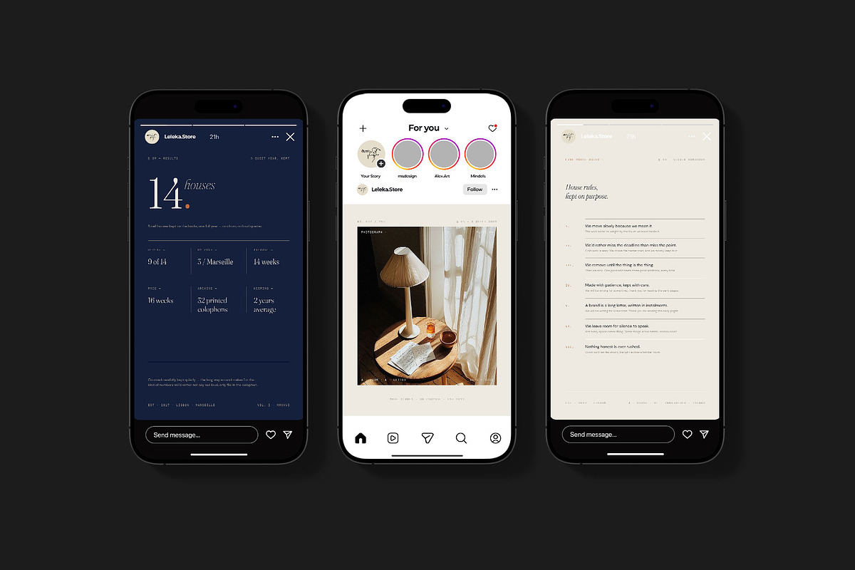 MARGAUX / Instagram Post & Stories, a Social Media Template by Leleka.Store (Photo 9 of 17)