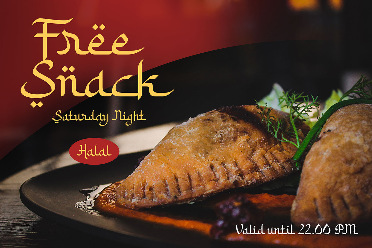 Khodijah - Arabic Style, a Script Font by Arterfak Project (Photo 9 of 10)