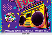 Back to the 90s Flyer Template, a Flyer Template by ThatsDesignArt (Thumbnail 8 of 8)