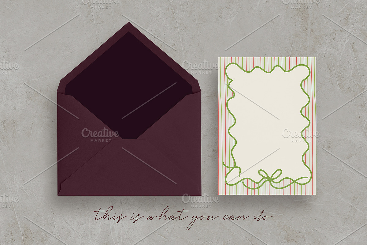 Greeting Card Mockup A7 . Moody Wine, a Product Mockup by tomodachi studio (Photo 6 of 7)