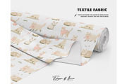 Neutral playful cats pink pattern, a Pattern Graphic by Milatoo (Thumbnail 3 of 3)