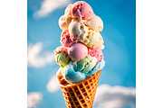 SET Ice Cream Sweet Dessert, a Background Graphic by IrySha (Thumbnail 5 of 8)