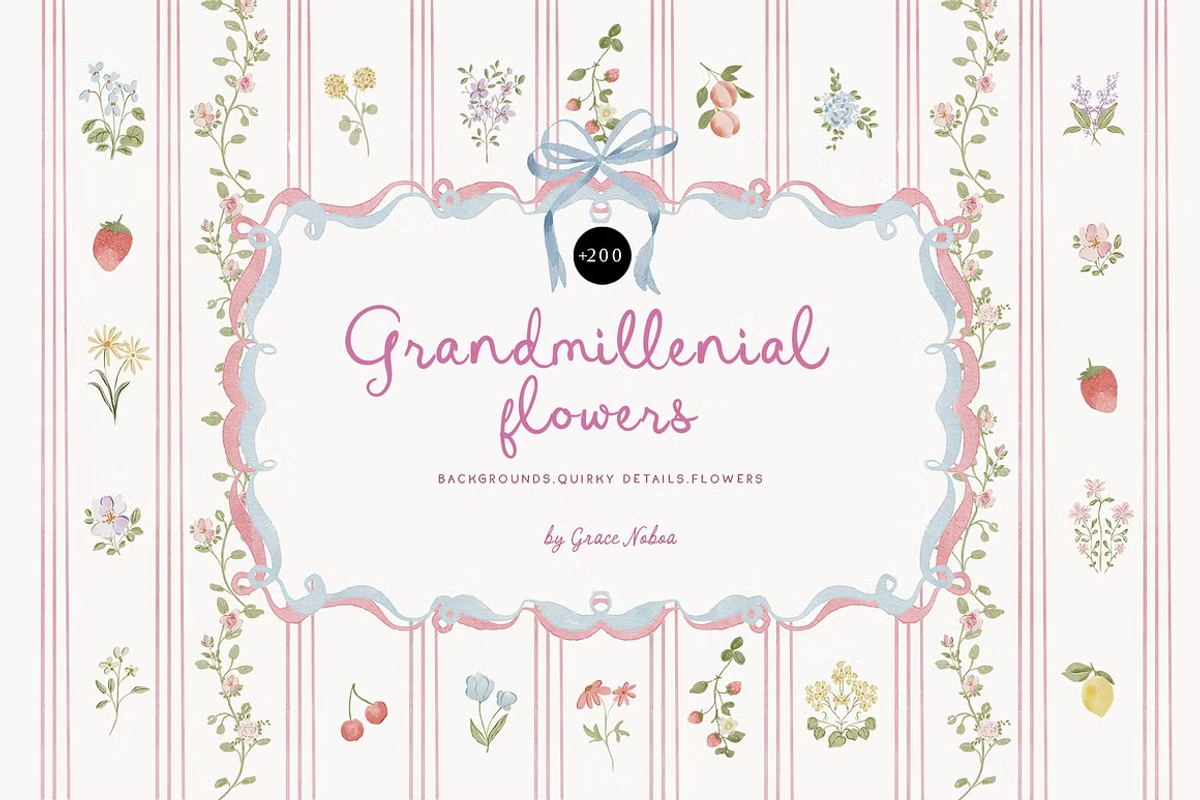 No.2 WHOLE SHOP Graphic Bundle art, a Decorative Illustration by Grace Noboa Illustrations (Photo 18 of 25)