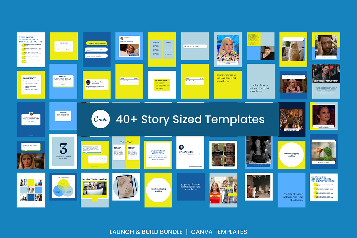 Simple Canva Branding Launch Bundle, a Social Media Template by WorkShy Studio (Photo 12 of 21)