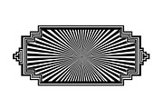 Art Deco Frame SVG Bundle, an Illustration by Creativeshirt (Thumbnail 16 of 31)