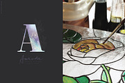 NACRE Monograms & Floral Set, an Object Graphic by Euonia Meraki (Thumbnail 11 of 12)