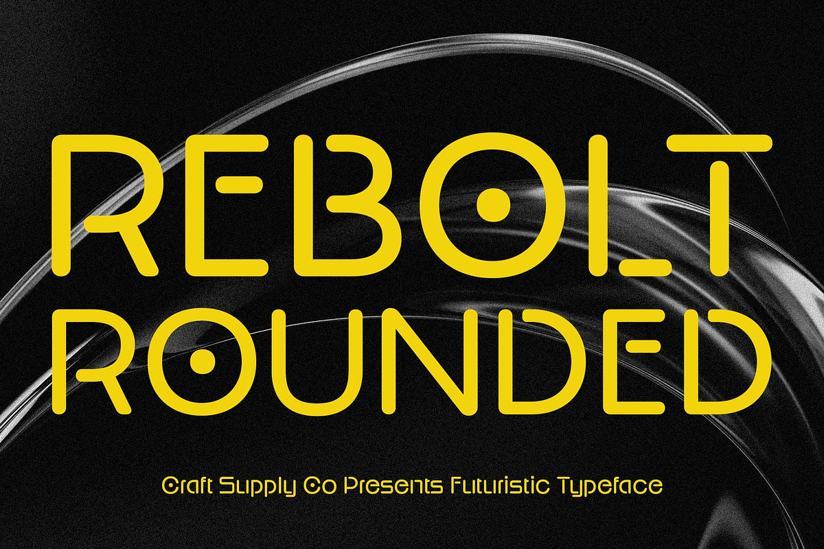 Rebolt Rounded, a Sans Serif Font by Craft Supply Co. (Photo 1 of 8)