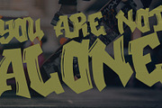 Heaven Spot - Rad Graffiti Display, a Script Font by HipFonts (Thumbnail 8 of 8)