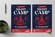 Night Camp Flyer, a Flyer Template by Annora Studio (Thumbnail 2 of 5)