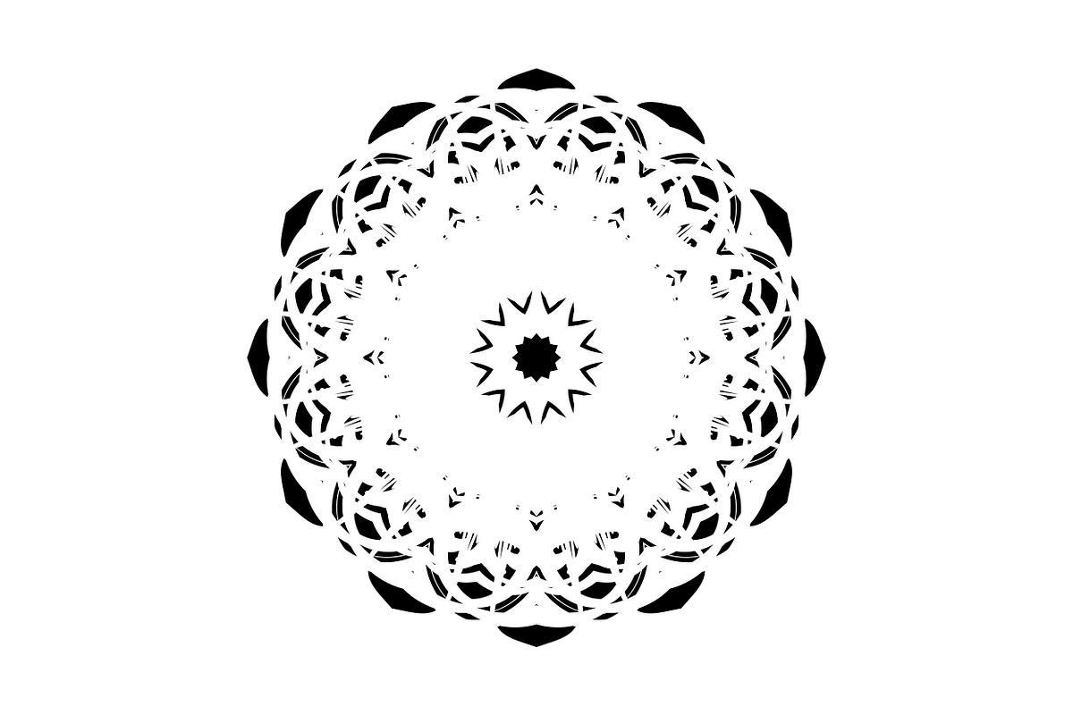 Elegant Mandala Line Art Collection, a Decorative Illustration by NJ Himel (Photo 61 of 101)