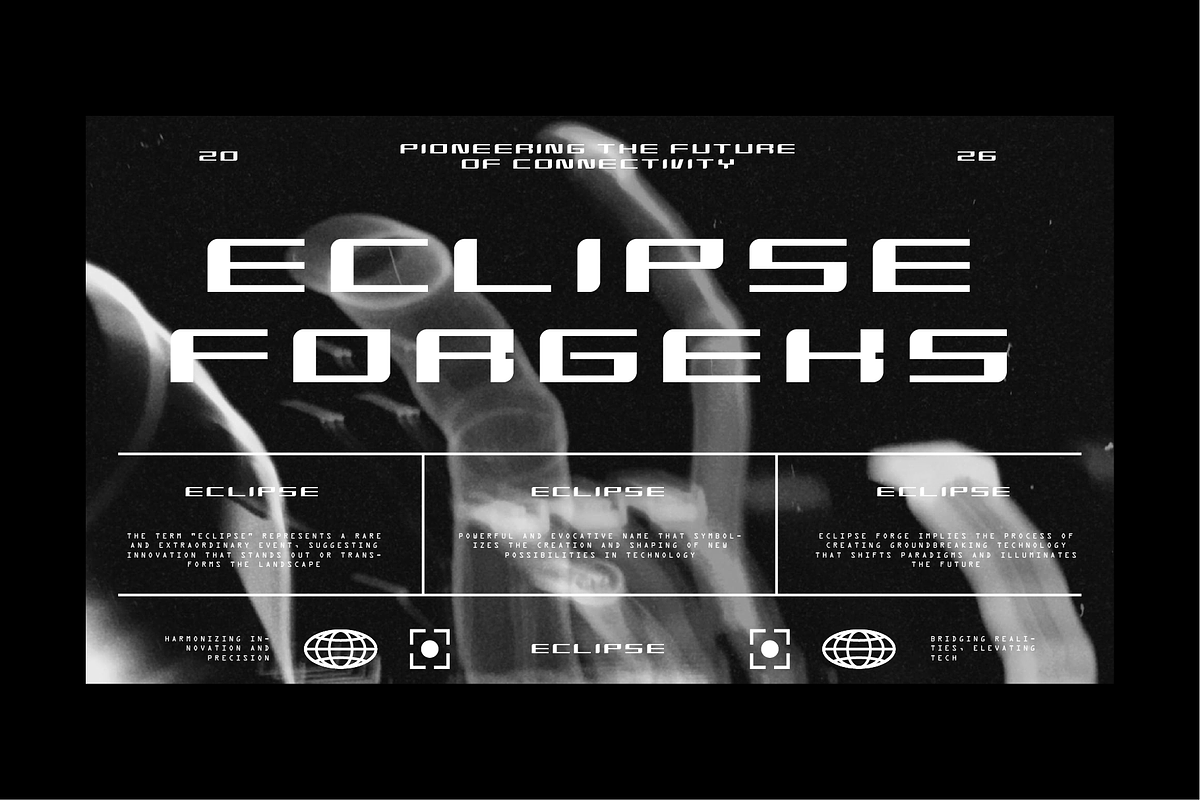 Brixer - Futuristic Display Font, a Sans Serif Font by Typeagle (Photo 9 of 10)