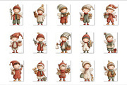 Whimsical Christmas Red Fairy Boy, a Seasonal Illustration by V Design Creator (Thumbnail 3 of 8)