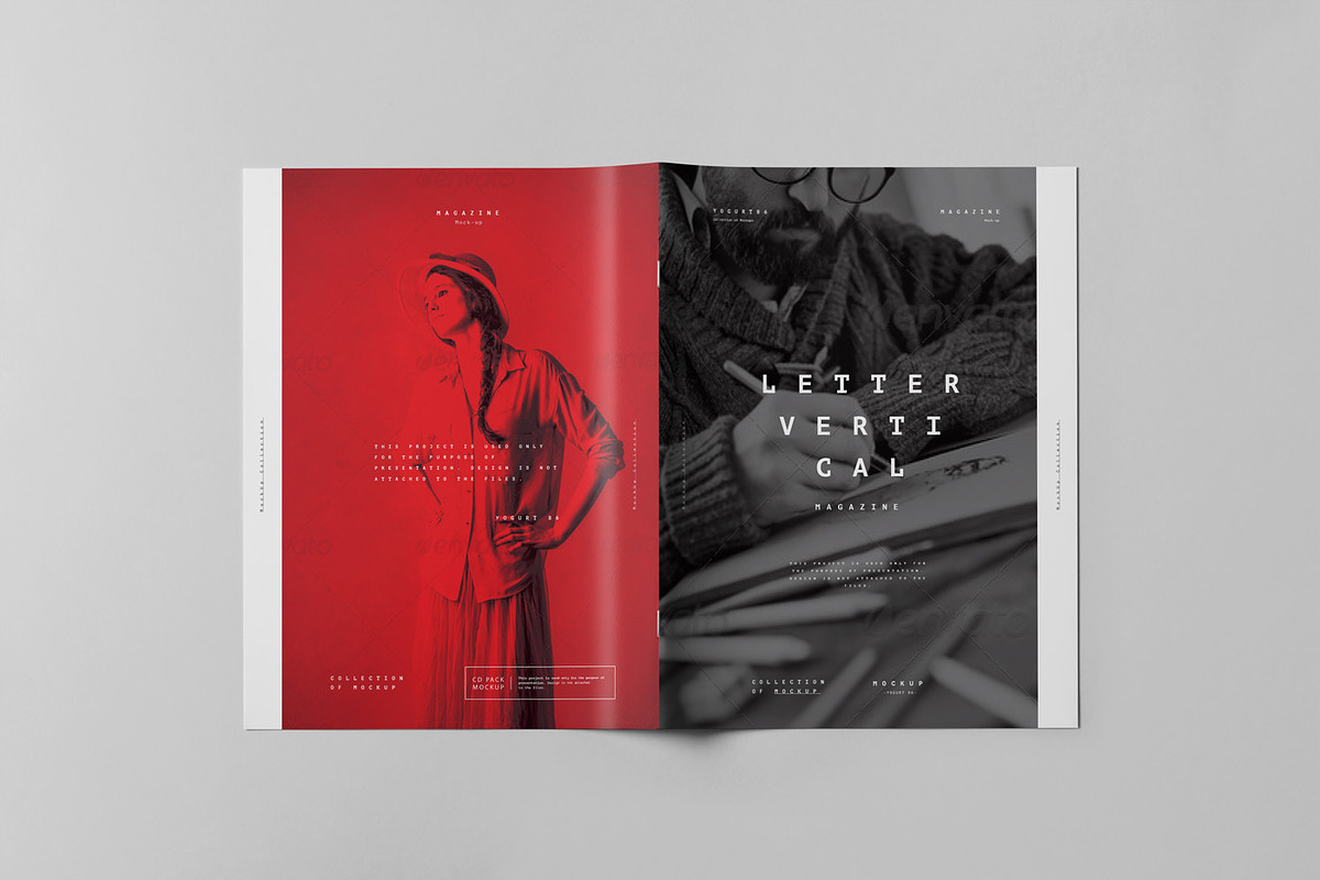 US Letter Brochure Mock-up 3, a Books & Magazine Mockup by Yogurt86 (Photo 6 of 13)
