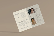 Simple Minimal Funeral Program, a Brochure Template by Neermana (Thumbnail 3 of 4)