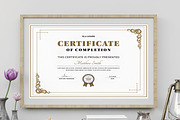 Certificate Design Template Layout, a Stationery Template by MightyDesign (Thumbnail 1 of 6)