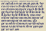 Greatest Realities - Modern Font, a Serif Font by 177Studio (Thumbnail 8 of 8)