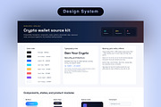 Crypto Wallet Landing Page Template, an UI Kit Template by Pitchlook.Studio (Thumbnail 2 of 3)