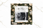 Funeral Welcome Sign B&W Canva FR004, a Poster Template by TyphoonStudio (Thumbnail 6 of 10)