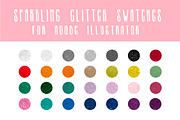 Sparkling glitter swatches 28 AI CC, a Layer Style Add-On by bigmomentsdesign (Thumbnail 1 of 6)