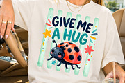 Ladybug Give Me A Hug Sublimation, a Seasonal Illustration by Rose Art (Thumbnail 2 of 4)