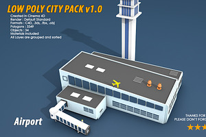 Low Poly City Pack 1