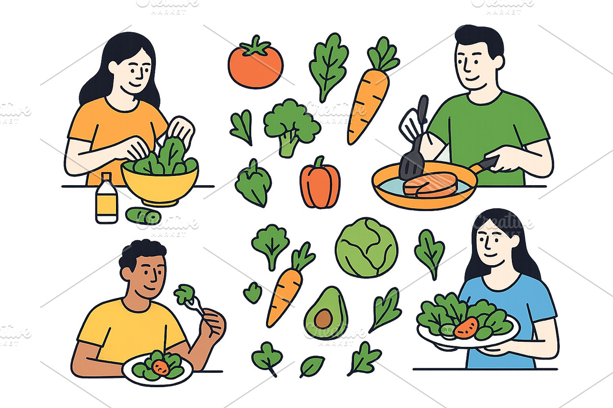 Engaging vector illustration of, a Food Illustration by ZinetroN