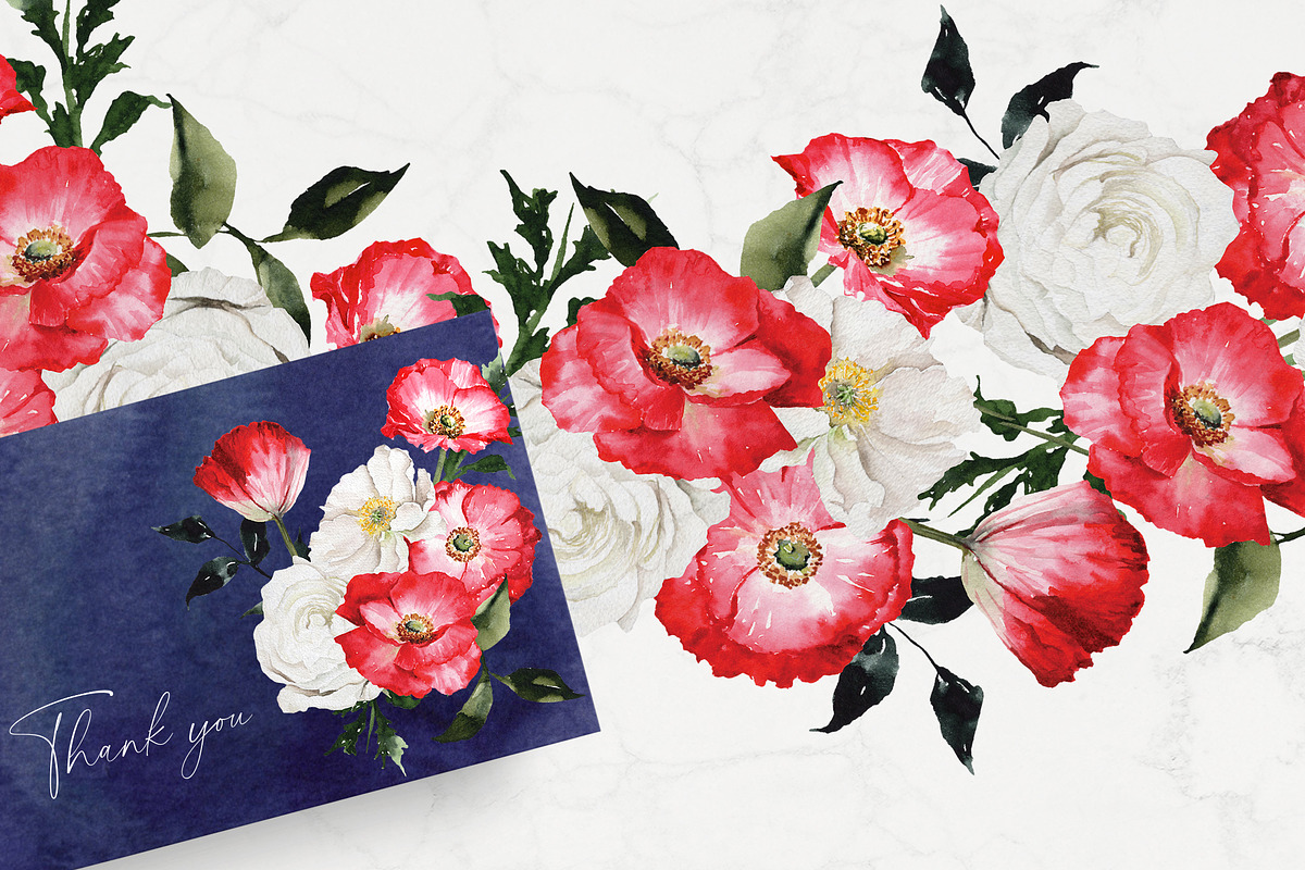 Watercolor flower - Passion of Dark, an Illustration by Beigetime (Photo 9 of 13)