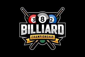 Billiard sports Logo Template Design, a Branding & Logo Template by swarnstudio