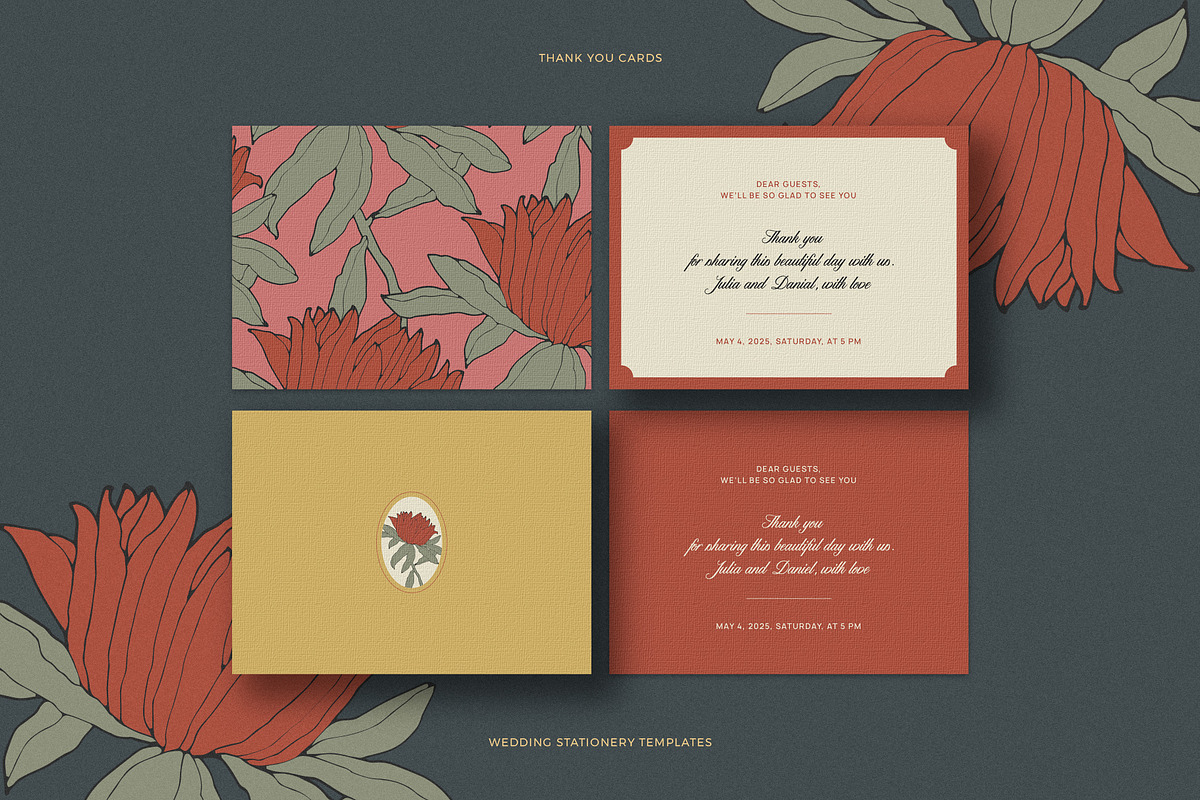 Red Rose | Wedding Stationery, an Invitation Template by Evgeniya Goktas (Photo 4 of 8)