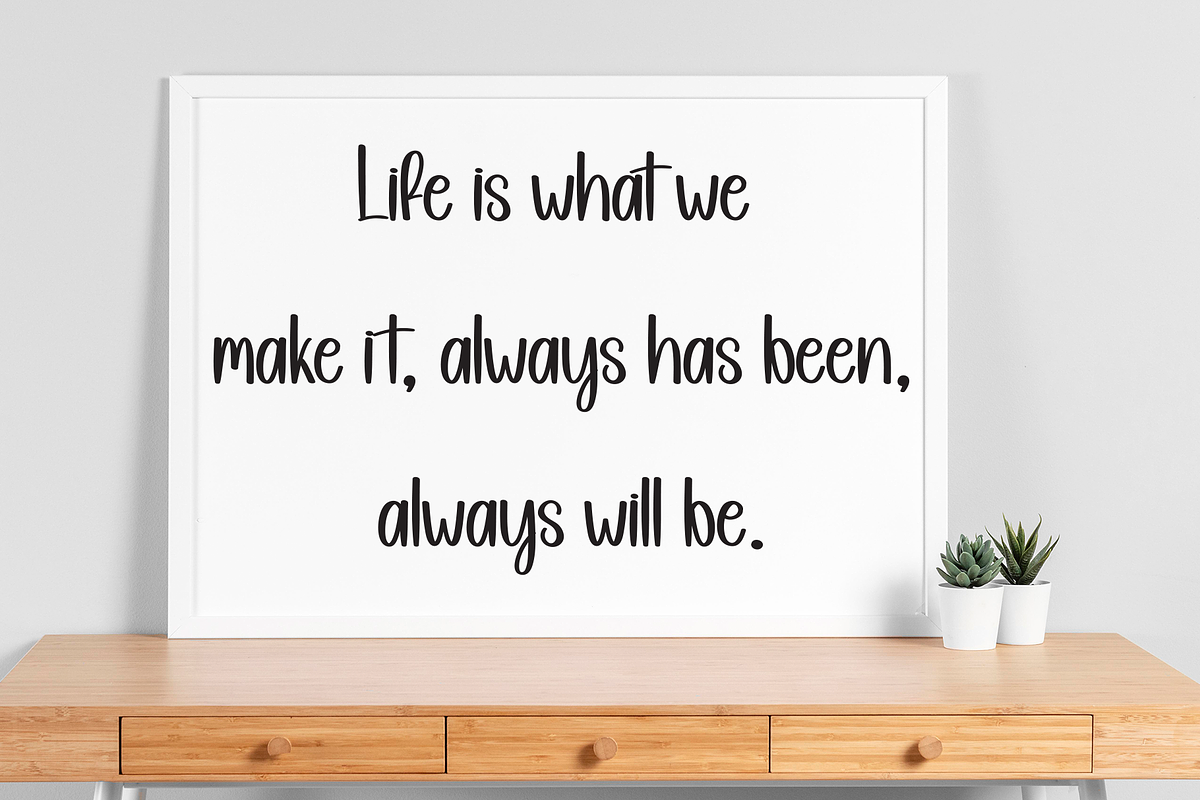 Hello Angela | Script Font, a Script Font by Scratchones (Photo 2 of 8)