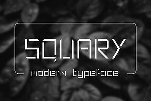 Squary - Modern Typeface