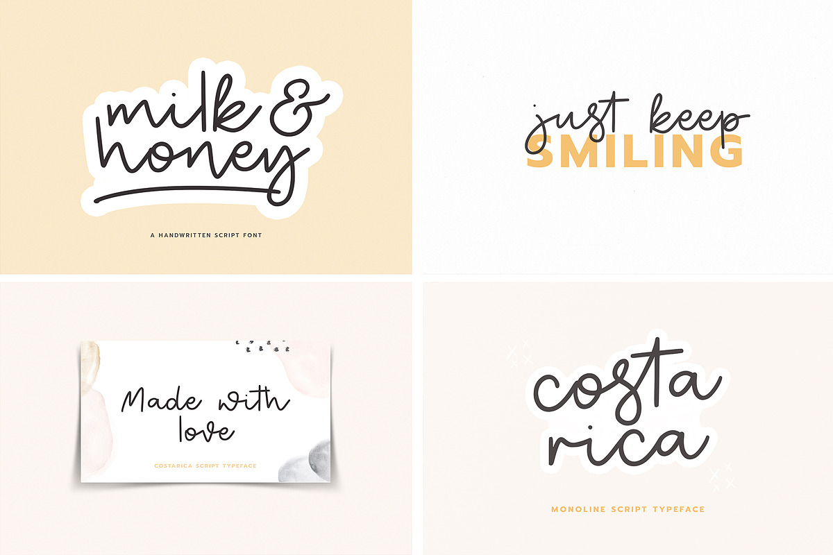 Font Bundle - Best Seller, a Script Font by Paul Hewitt (Photo 10 of 11)