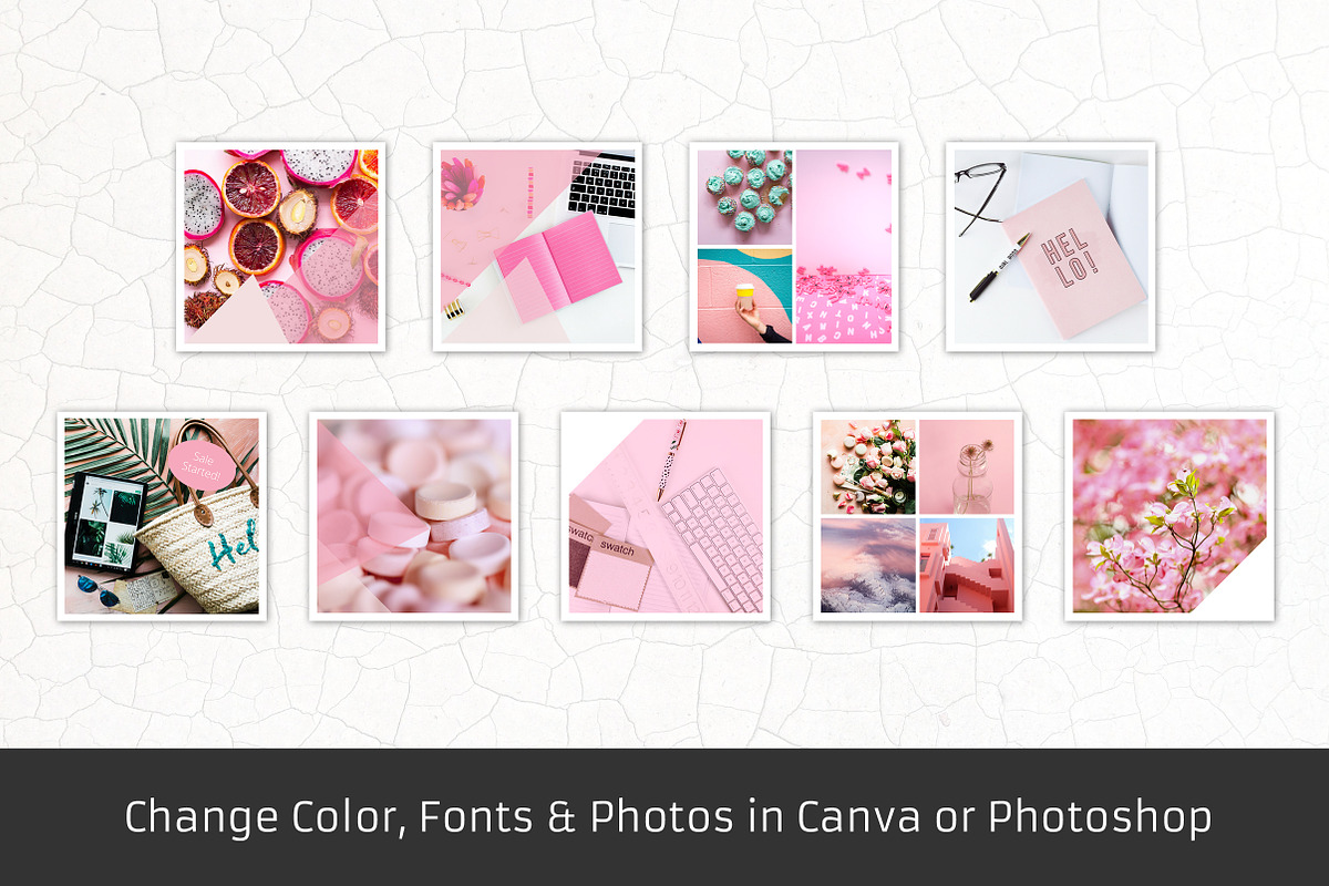 Pink - 18 Instagram Templates, a Social Media Template by Annemiek van Luinen (Photo 3 of 8)
