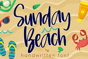 Sunday Beach - Handwritten Font, a Script Font by Dm Studio (Thumbnail 1 of 7)