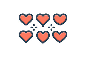 Several various color icon, a Duotone Icon by Creative priyanka