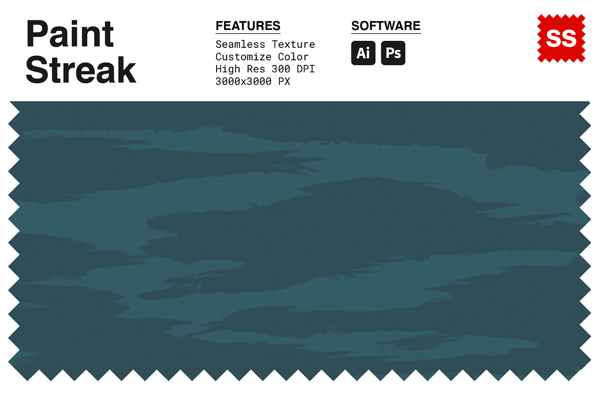 Paint Streak Seamless Pattern, a Pattern Graphic by Swatch Supply (Photo 1 of 8)