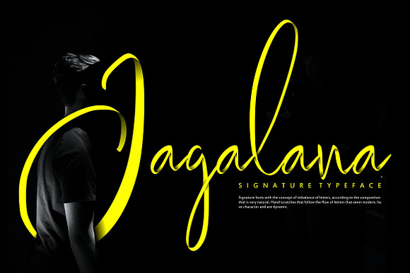 Jagalana Signature Typeface