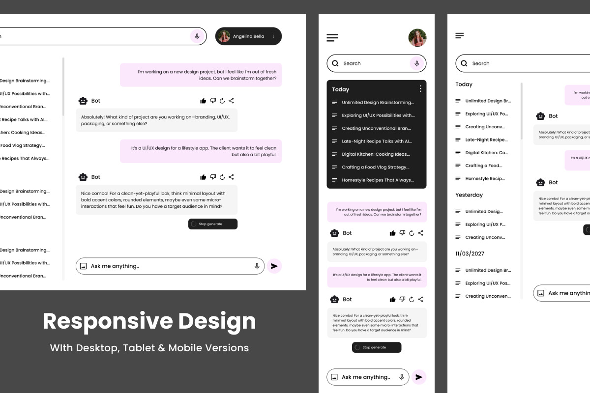 AI System Dashboard Design Template, an UI Kit Template by twinstd