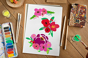 Roxy Painted Flower Clip Art Acrylic, an Illustration by Emerald & Ivy Studios (Thumbnail 4 of 5)