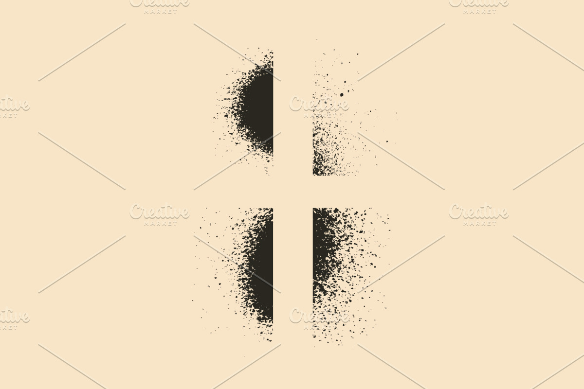 Vector set of splash textures., a Texture Graphic by PoPaShop