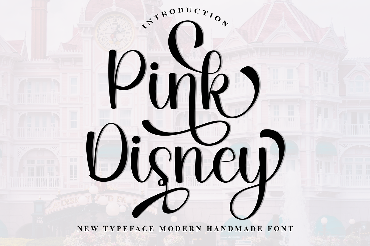 Pink Disney, a Handwritten Font by InermediaSTUDIO (Photo 1 of 8)