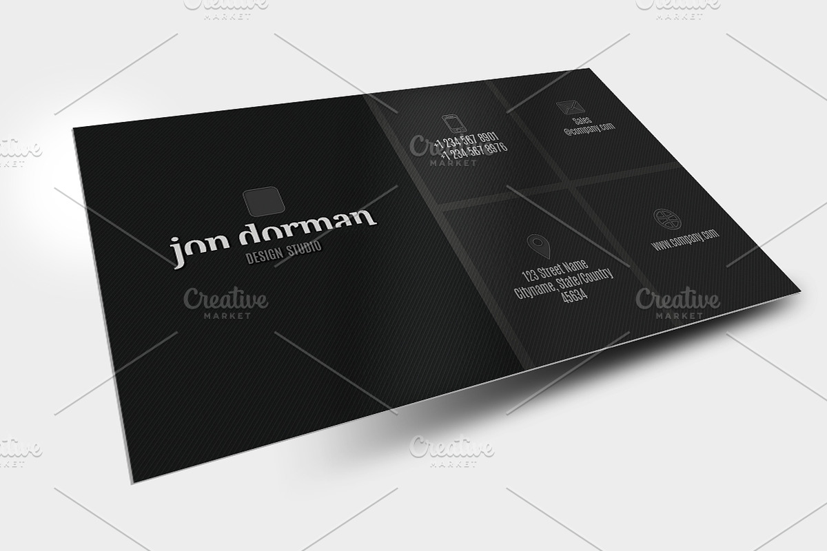 Personal Metro Business Card, a Business Card Template by Aabhaas (Photo 2 of 5)